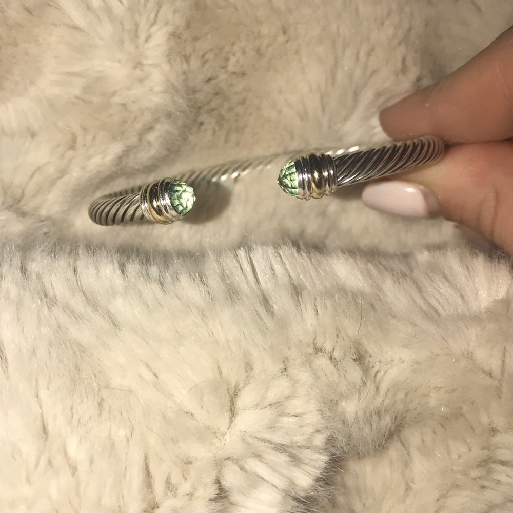 David Yurman Cable Classic with Prasiolite - Picture 6 of 6